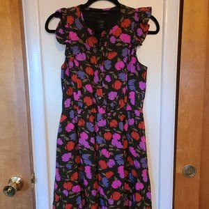 Floral 100% Silk Dress | 4 | J.Crew